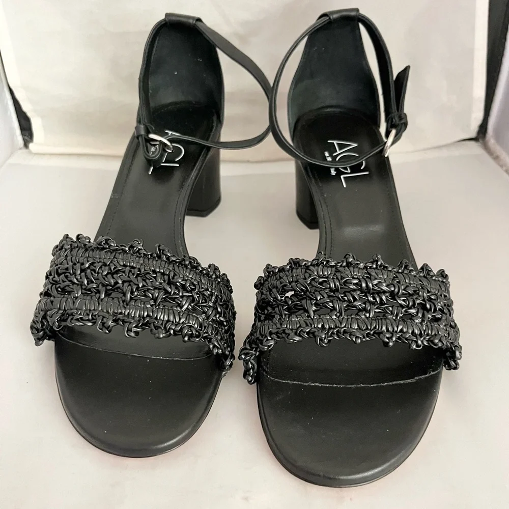 AGL Crochet Sandal with heel EU41 US11 - Picture 2 of 9